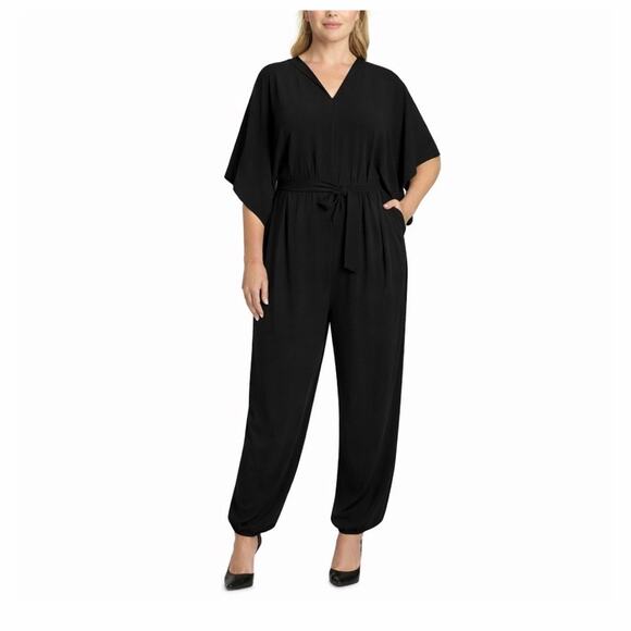 ADYSON PARKER Pants - ADYSON PARKER Black Jumpsuit - XS